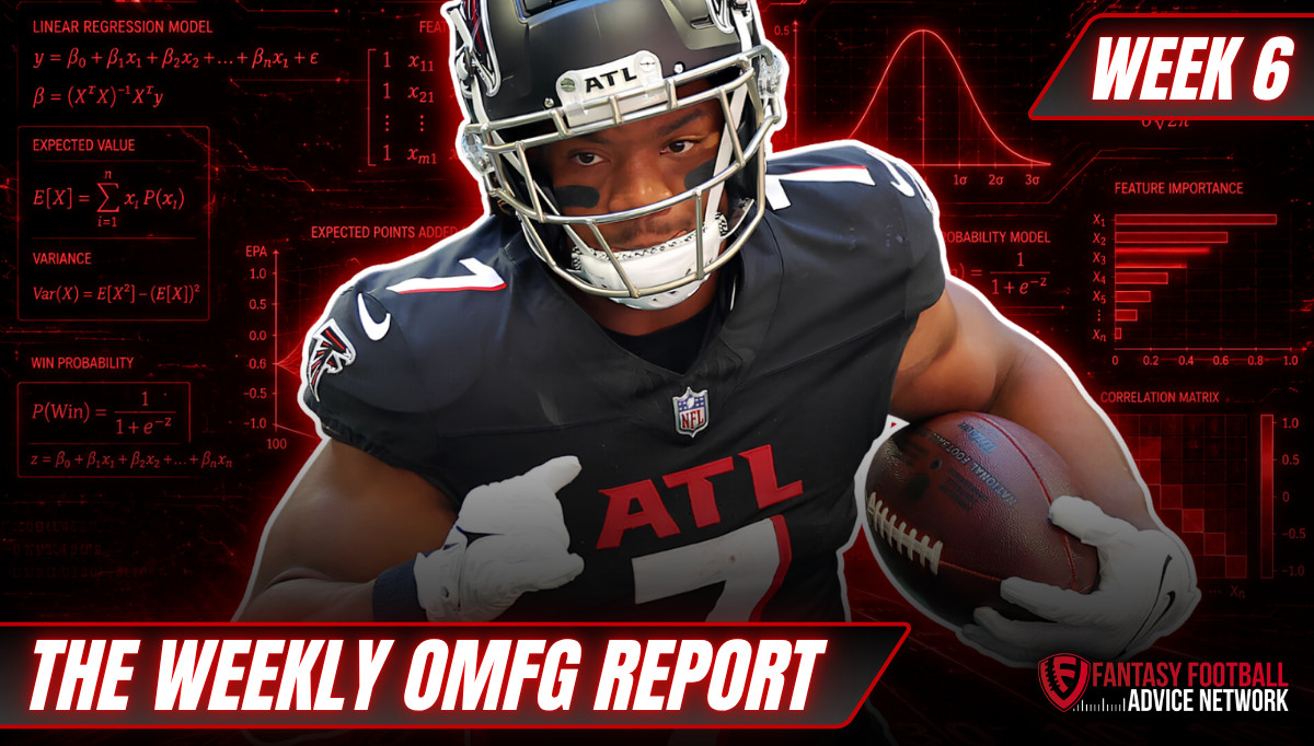The OMFG Matchup Report: Week 6 Fantasy Football Rankings, Projections, Injuries & Start/Sit