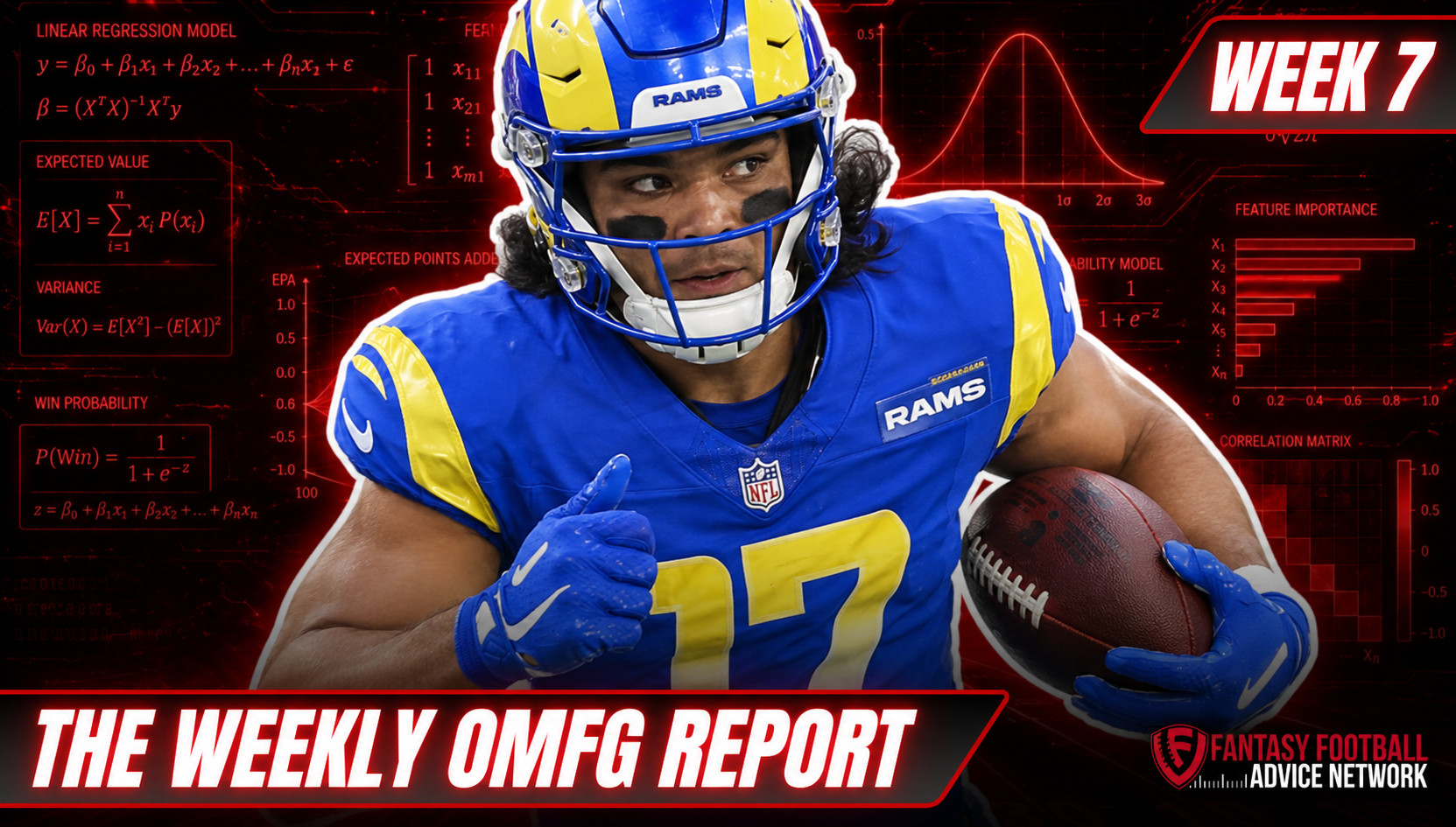 The OMFG Matchup Report: Week 7 Fantasy Football Rankings, Projections, Injuries & Start/Sit