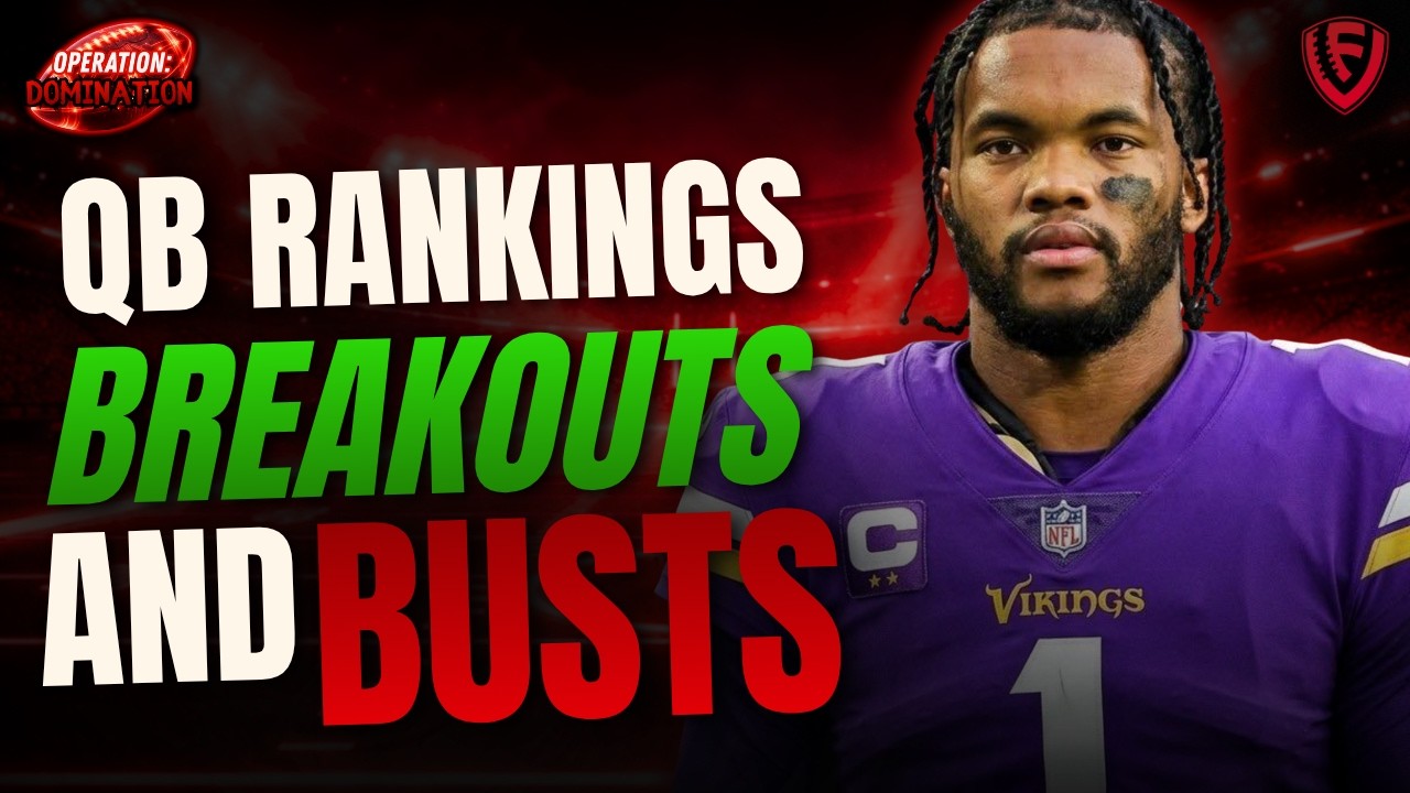 2026 QB Tier Rankings: Elite QB Debates &amp; Josh Jacobs Fallout